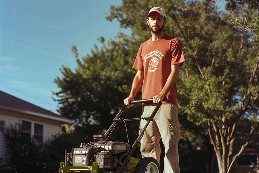 cordless electric self propelled mower