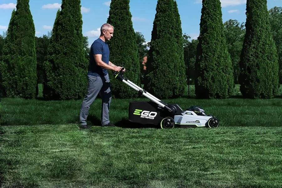 propelled lawn mower